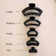 Load image into Gallery viewer, Open Jet Black | Petite | Hair Clip
