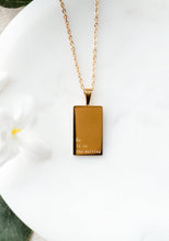 Load image into Gallery viewer, 18kt Gold He is in the waiting necklace
