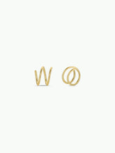 Load image into Gallery viewer, Minimalist - Spiral - Gold Earrings
