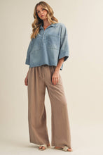 Load image into Gallery viewer, Everett Denim Blouse
