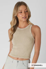 Load image into Gallery viewer, Winnie Ribbed Tank Top (One Size)
