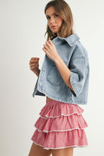Load image into Gallery viewer, Avery Denim Top- Light Blue
