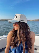 Load image into Gallery viewer, United States of America - Denim Blue Vintage Trucker Hat
