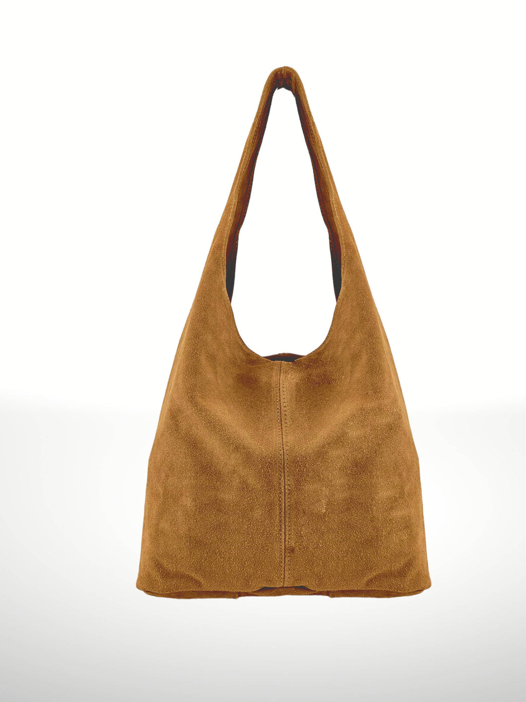 Suede Leather Hobo Bag