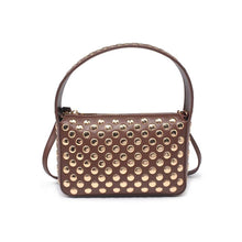 Load image into Gallery viewer, Isabel Studded Crossbody: Chocolate
