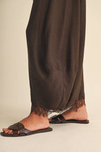 Load image into Gallery viewer, Holland Barrel Lace Pants - Dark Brown
