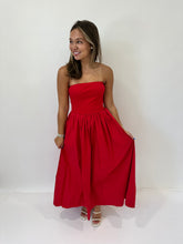 Load image into Gallery viewer, Romy Dress- Red
