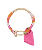 Load image into Gallery viewer, Omega &amp; Horsebit Scarf Bracelet
