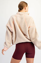 Load image into Gallery viewer, Rae Half Zip Sherpa
