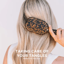Load image into Gallery viewer, TELETIES Detangler Hair Brush for Fine Hair – Tortoise
