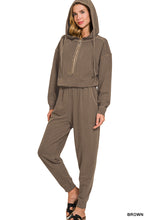Load image into Gallery viewer, Keely Half Zip Jumpsuit

