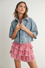 Load image into Gallery viewer, Avery Denim Top- Light Blue
