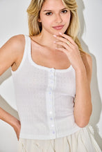 Load image into Gallery viewer, Whitney Pointelle Tank
