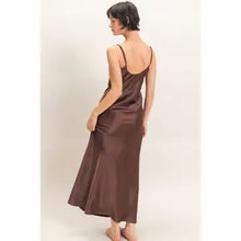 Load image into Gallery viewer, Lux Satin Maxi Dress
