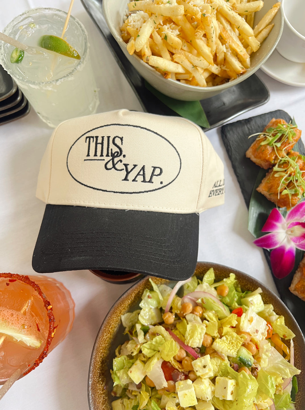 This & Yap - Black Vintage Trucker Hat