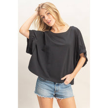Load image into Gallery viewer, Serena Top- Black
