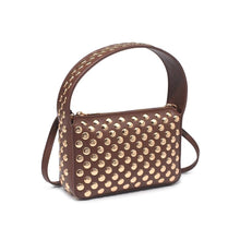 Load image into Gallery viewer, Isabel Studded Crossbody: Chocolate
