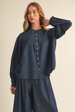 Load image into Gallery viewer, Coley Denim Blouse

