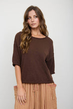 Load image into Gallery viewer, Sylvie Sweater - Chocolate Brown
