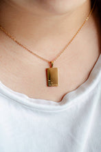 Load image into Gallery viewer, 18kt Gold He is in the waiting necklace
