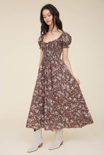Load image into Gallery viewer, Ada Midi Dress - Dark Brown
