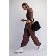 Load image into Gallery viewer, Maggie Crossover Long Sleeve Set - Mocha
