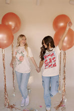 Load image into Gallery viewer, Scalloped Rose Heart Graphic Tee
