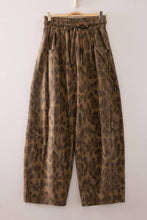 Load image into Gallery viewer, Honey Leopard Barrel Pants
