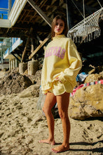 Load image into Gallery viewer, Dilly Dally Reversible Mockneck Sweatshirt: Butter Yellow
