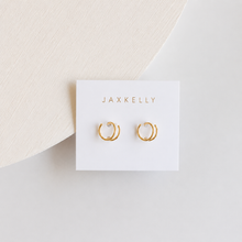 Load image into Gallery viewer, Minimalist - Spiral - Gold Earrings
