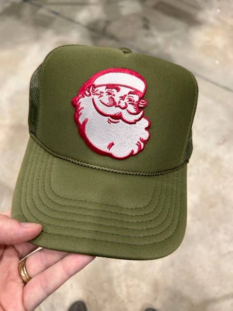 Santa Face Trucker Hat