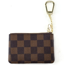 Load image into Gallery viewer, Checkered Keychain Coin Purse
